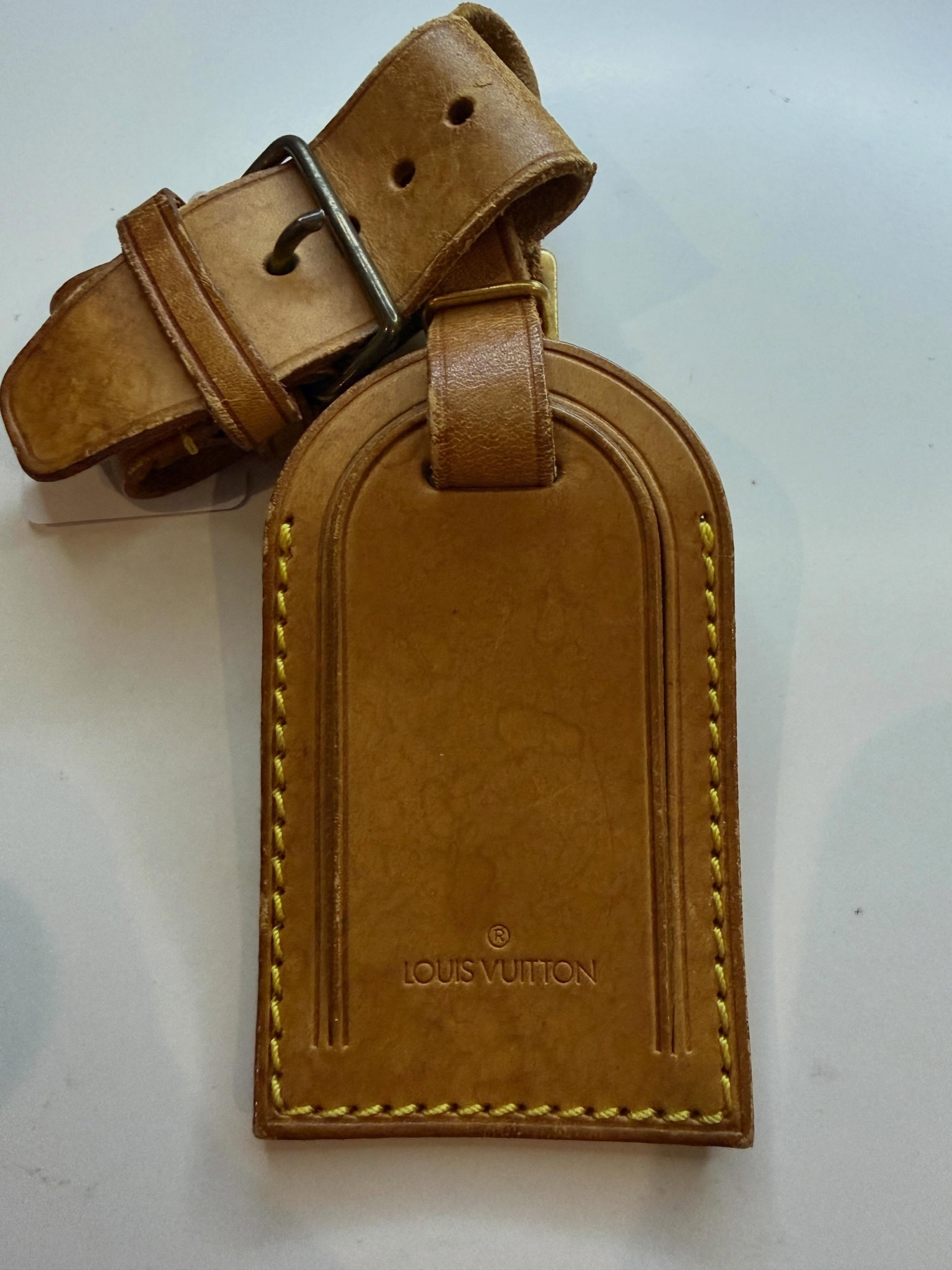 Tan Luggage Tag