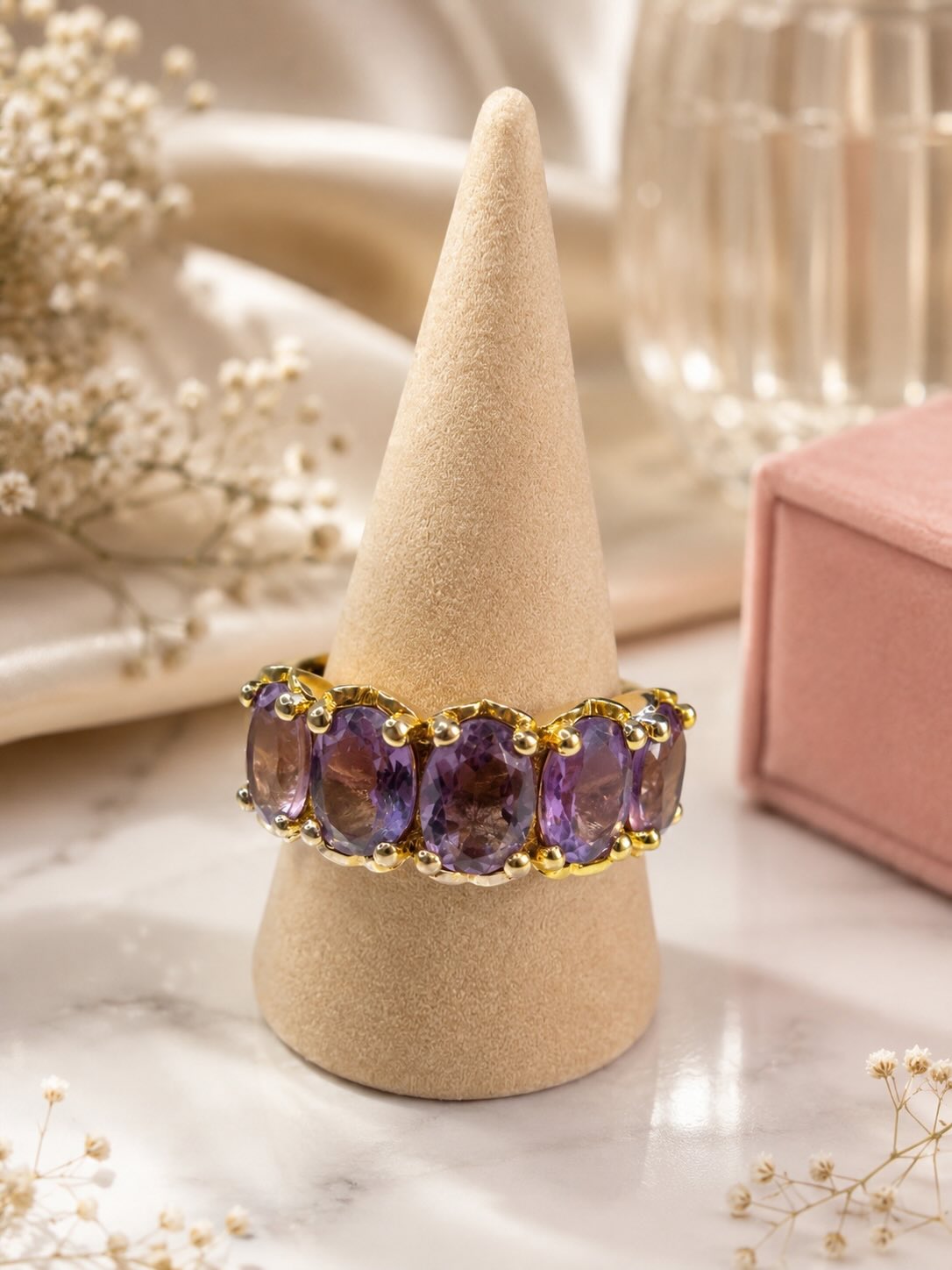 Purple Stone Ring